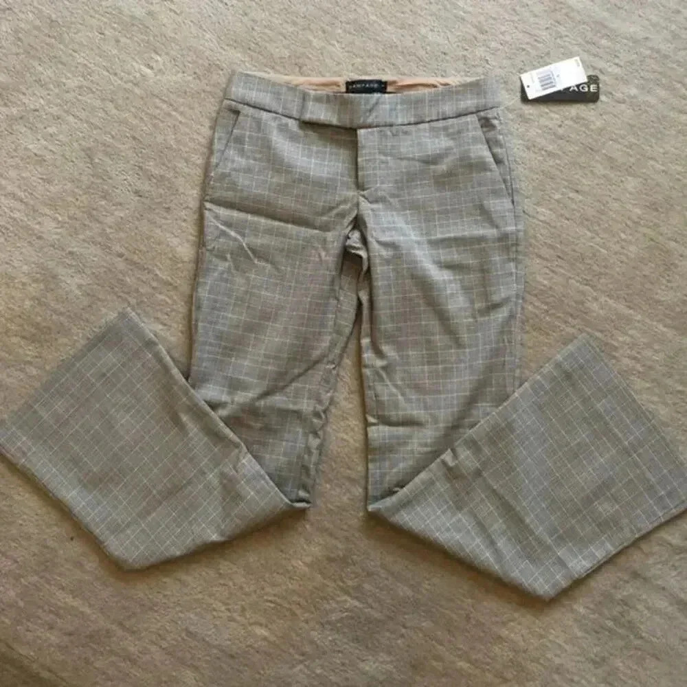 BNWT Rampage brown plaid trousers - size 1